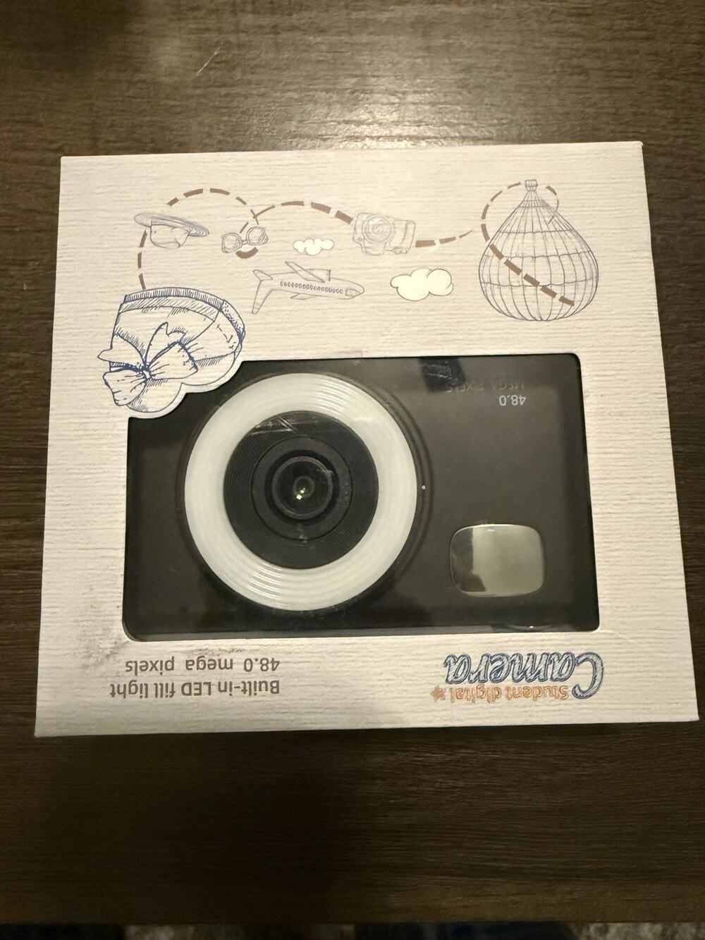 Kids Digital Camera 48MP HD Screen Black New in Box